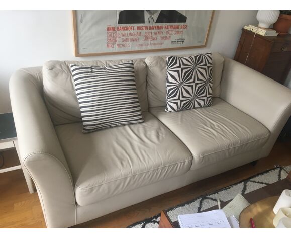 Beige Leather Sofa Selency Beige Leather Sofa Selency, Beige Leather Sofa