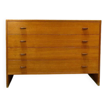 Model RY16 teak chest of drawers by Hans J. Wegner for Ry Møbler, Denmark