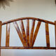Letter holder, wall mail rack in bamboo 60s 70s