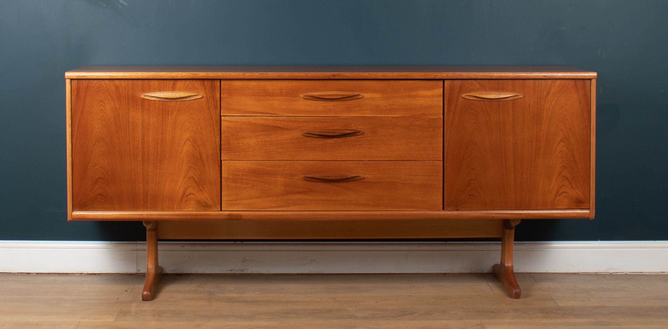 Retro teak 1960s mid century sideboard by austinsuite