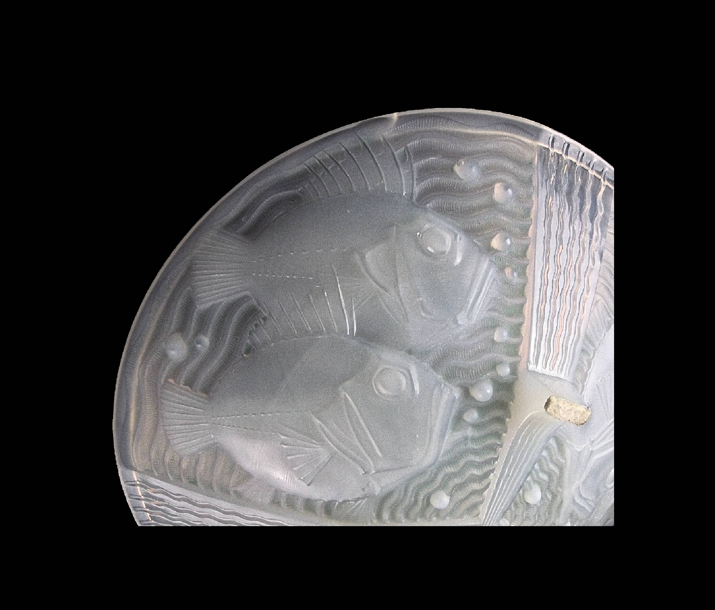 Pair of cups signed p d'avesn opalescent glass france 1930s