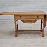 1970s, Danish design, coffee/sewing table, oak wood, original condition.