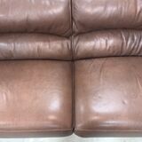 Roche bobois leather sofa