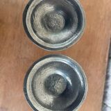 Deux coupes à champagne en cristal