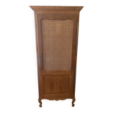 Cane-work oak bonnetière