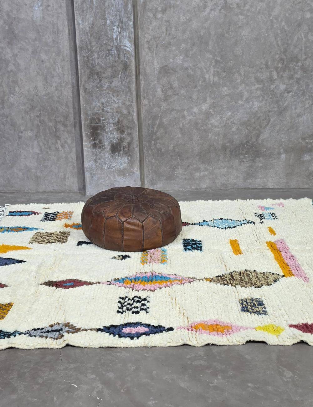Handmade Tribal Azilal Rug - 209 x 180 cm