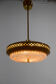 Space Age Metal Pendant by LUDIB Bratislava, Czechoslovakia, 1960s