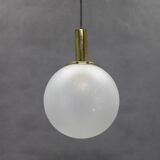 1970s Pendant Glass Light by Targetti , Italy
