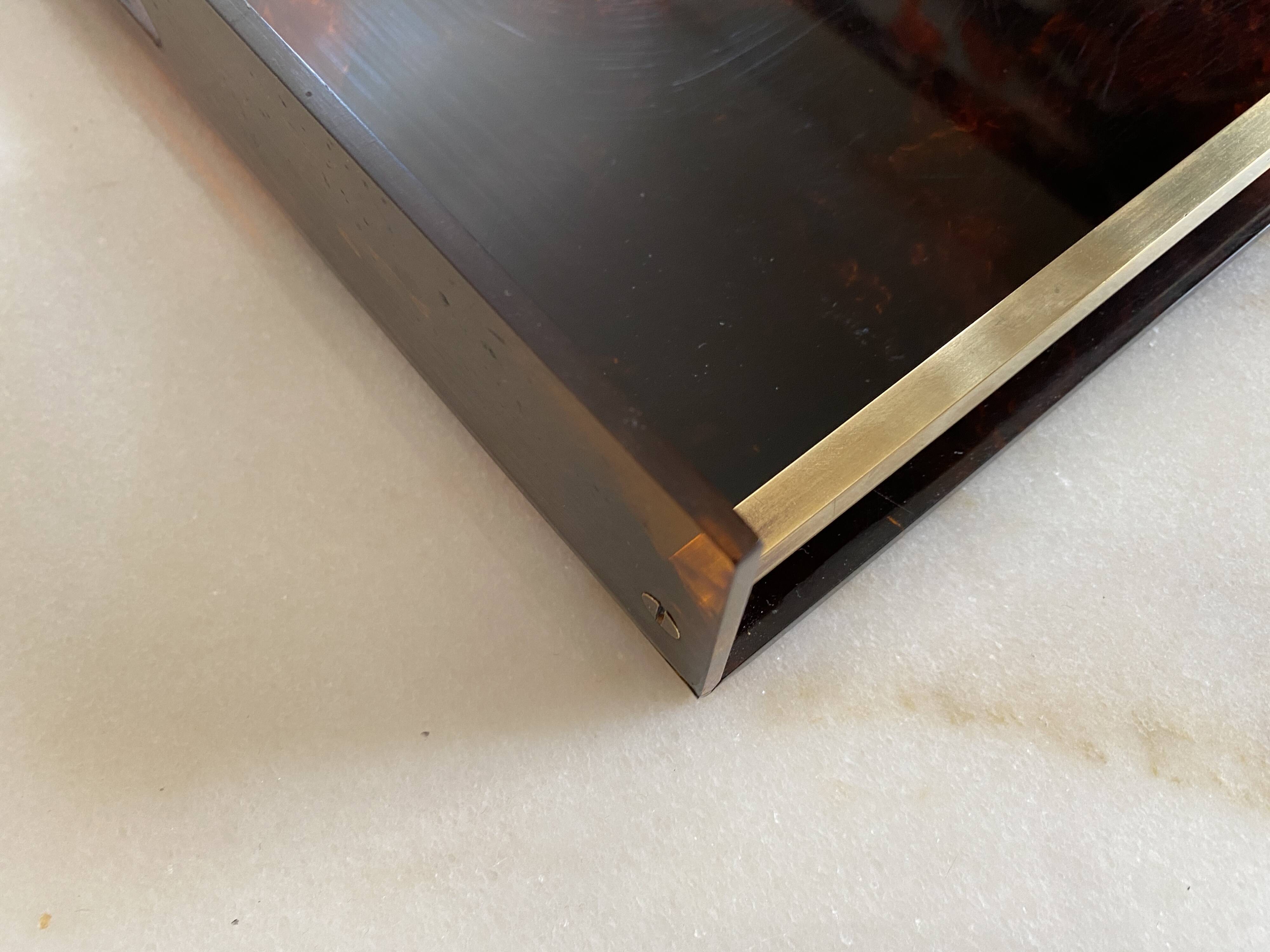 Lucite tray Maison Mercier 1970