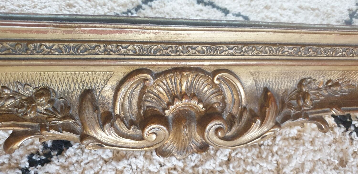 Golden mirror 116 x 97