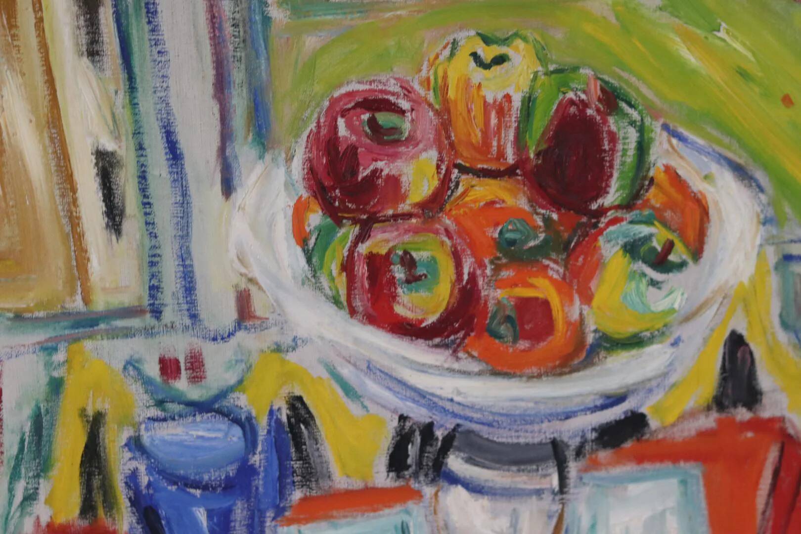 « Paysage avec nature morte » par Wilhelm W. (Attribué)