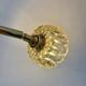 Vintage amber glass lampshade - tableware collection