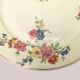 Set of 7 floral porcelain dessert plates