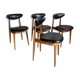 Ensemble de 4 chaises vintage Baumann Licorne