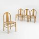 4 “Thalia” chairs by Annig Sarian for T70, 1970s