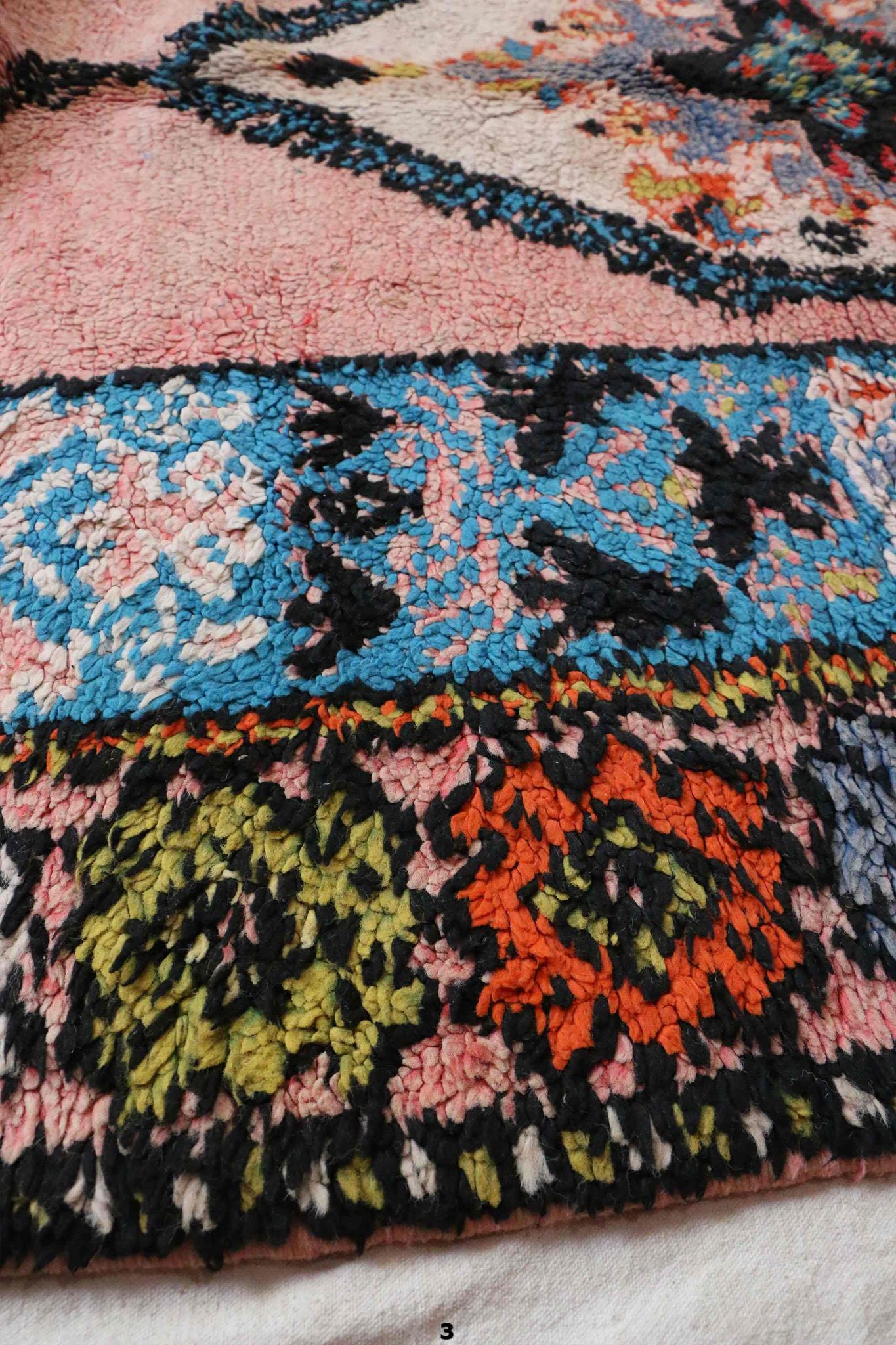 Tapis marocain coloré - 147 x 291 cm