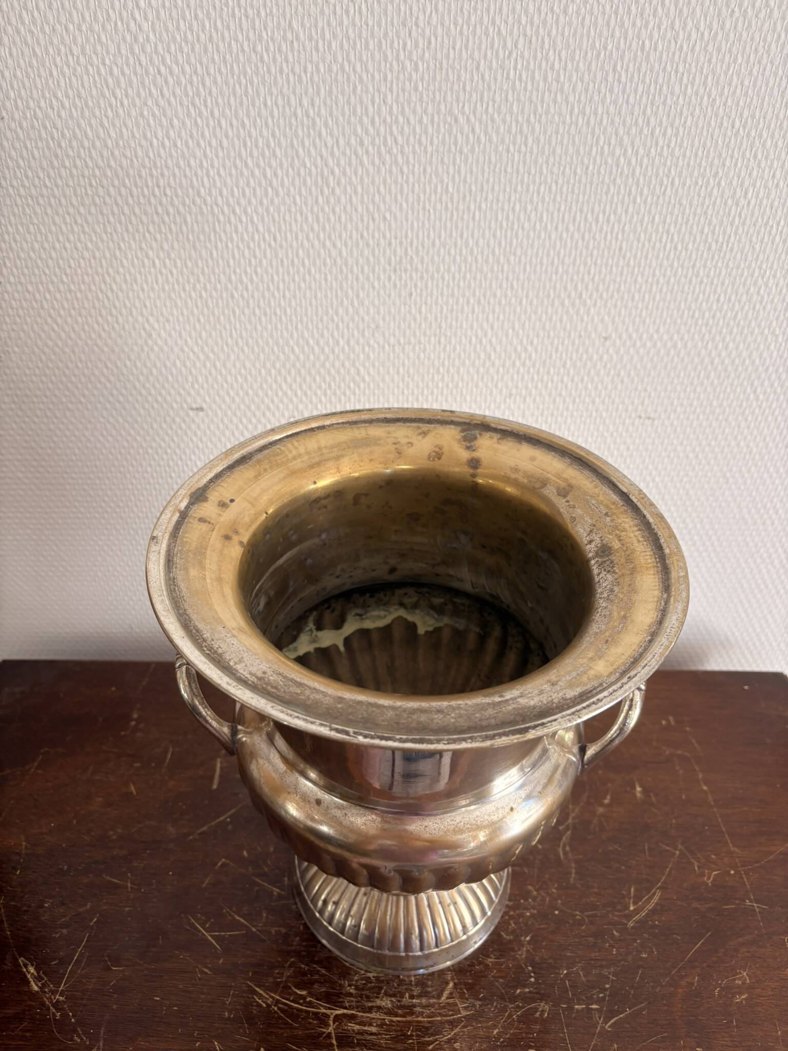 Antique Médicis Pot Vase Silver-Plated Classic Chic