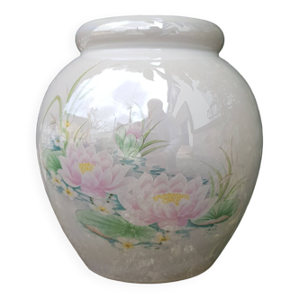 Vase boule nacré