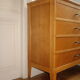 Chest of drawers vintage oak year 1960