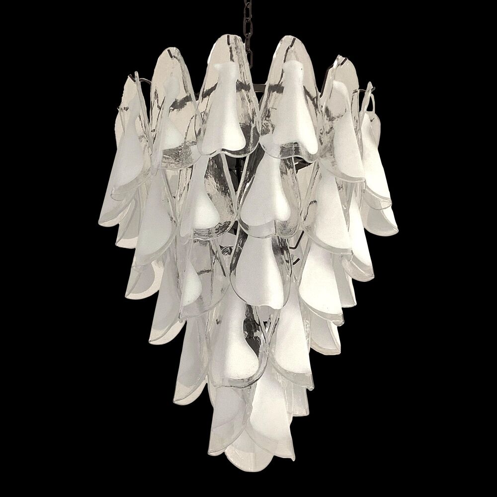 Rondini murano glass cascade chandelier