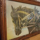 Lithographie chevaux