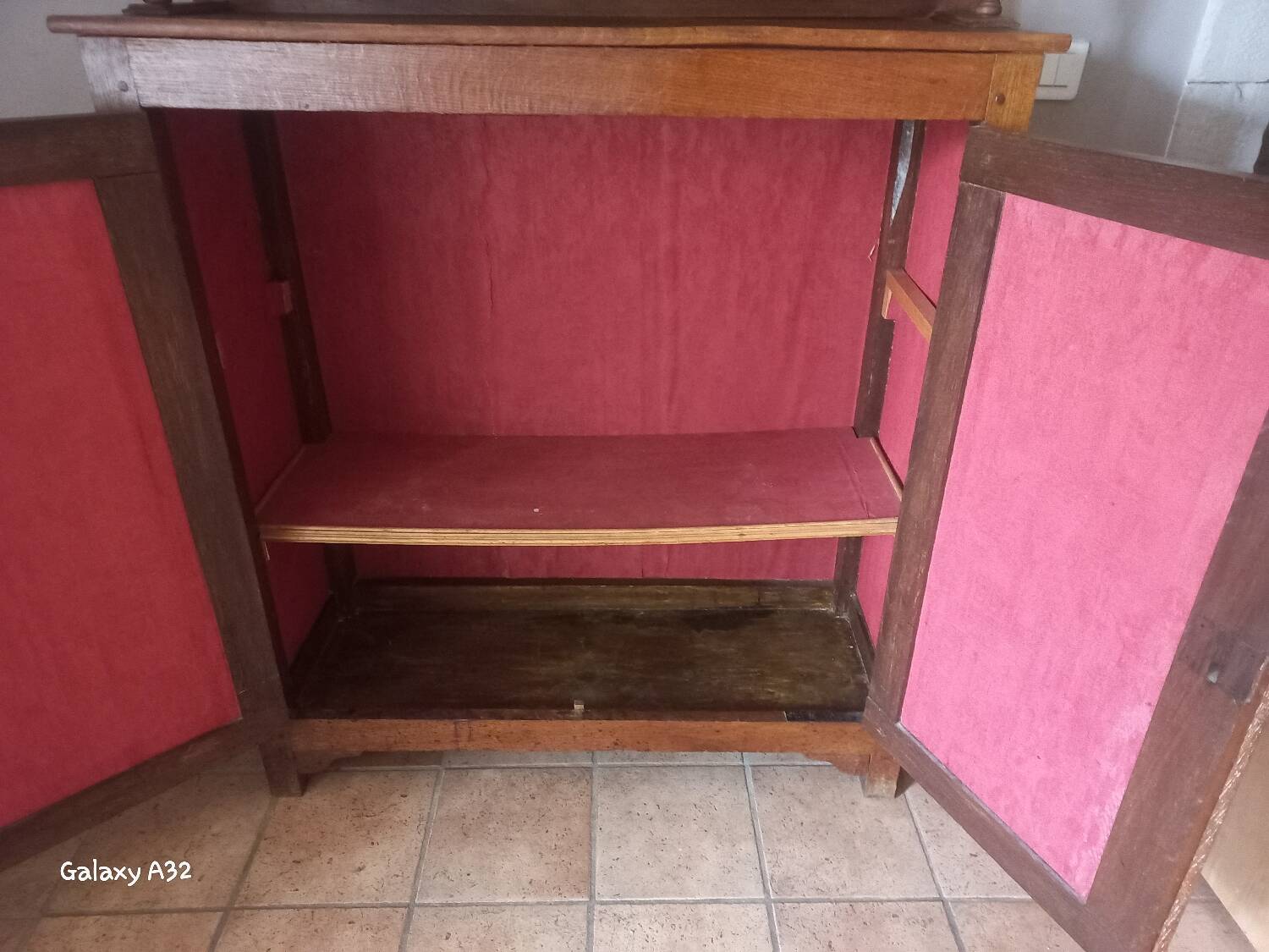 Rustic two-body sideboard