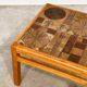 Poulsen Coffee Table for Haslev Møbelsnedkeri in Ceramic Tiles, Denmark, 1960s
