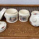 4 pots foie gras Sarreguemines Obernai