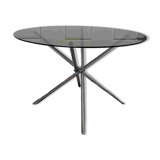 Smoked glass table