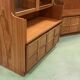 English library in 3 modules from the 1980s in teak