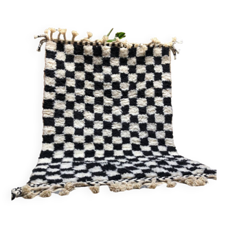 Tapis black and white 170x120cm