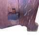 Antique wooden green bench / bench