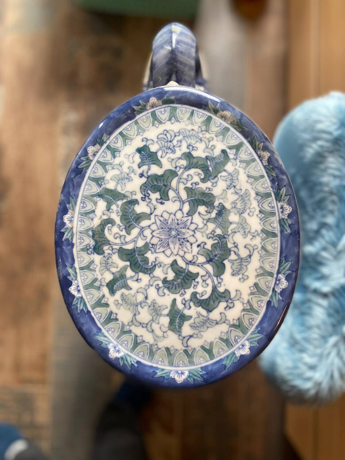 Glazed ceramic elephant