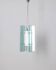 Vintage 60s chandelier in glass and plastic italian design