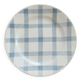 Vintage serving dish Moulin des Loups model Blue Grey Tablecloth