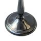 Set of 5 modernist dessert bowls in heavy stainless steel – In the style of