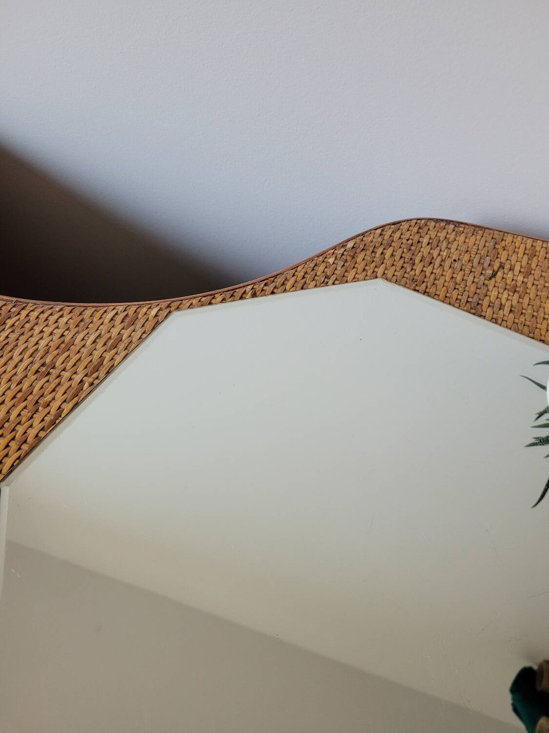 Miroir octogonal biseauté à poser