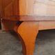 Vintage oak sliding wardrobe/closet