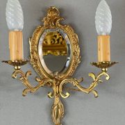 Paire d’Appliques Murales à Glace, Style Louis XV, XXe Siècle
