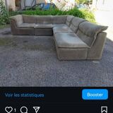 Rolf Benz XXL modular sofa 9 velvet modules