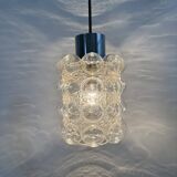 Large Bubble Glass Pendant by Helena Tynell for Limburg, Germany, 1970s