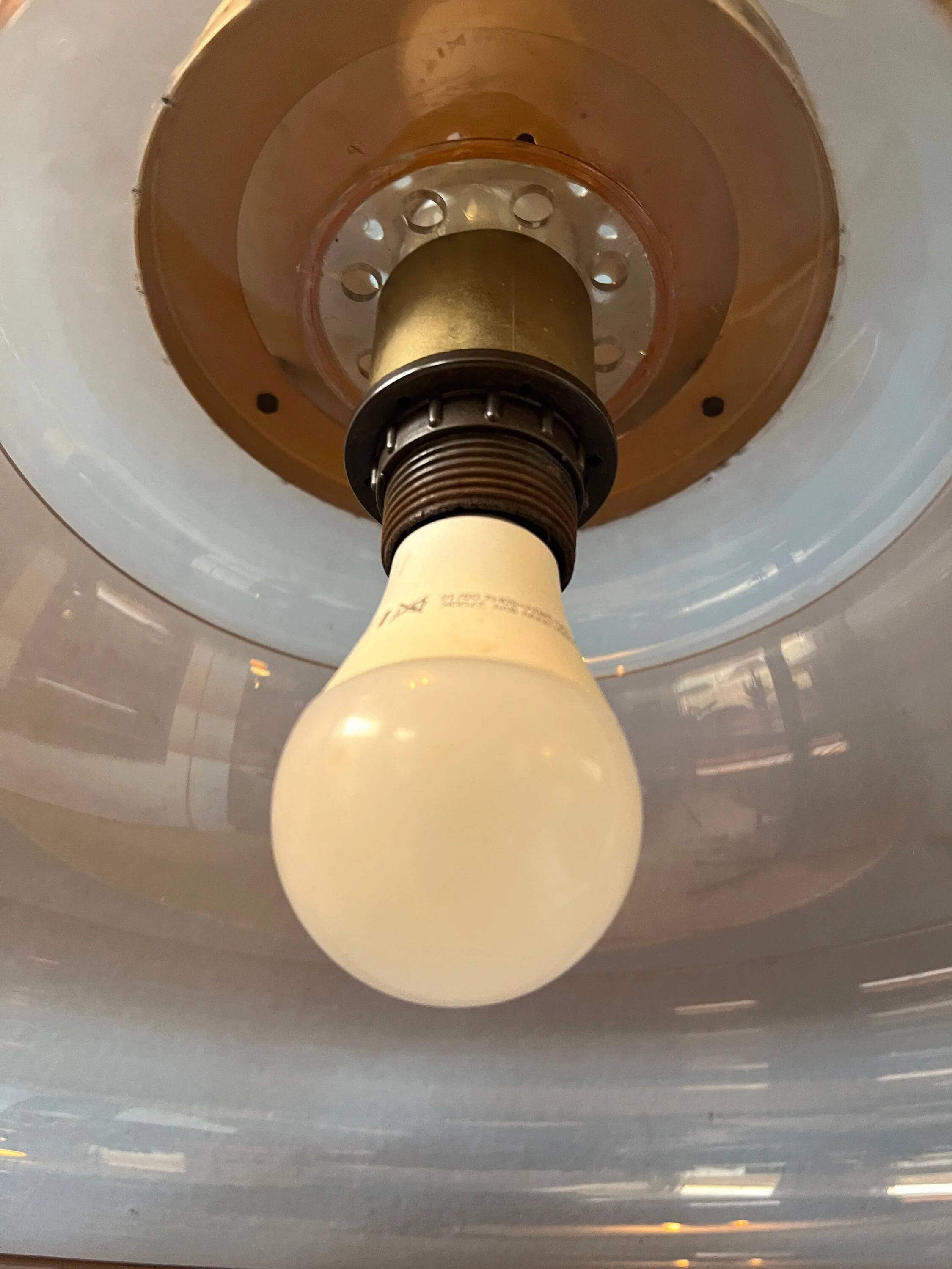 Suspension Space Age by Herda / vintage mid-century ceiling lamp