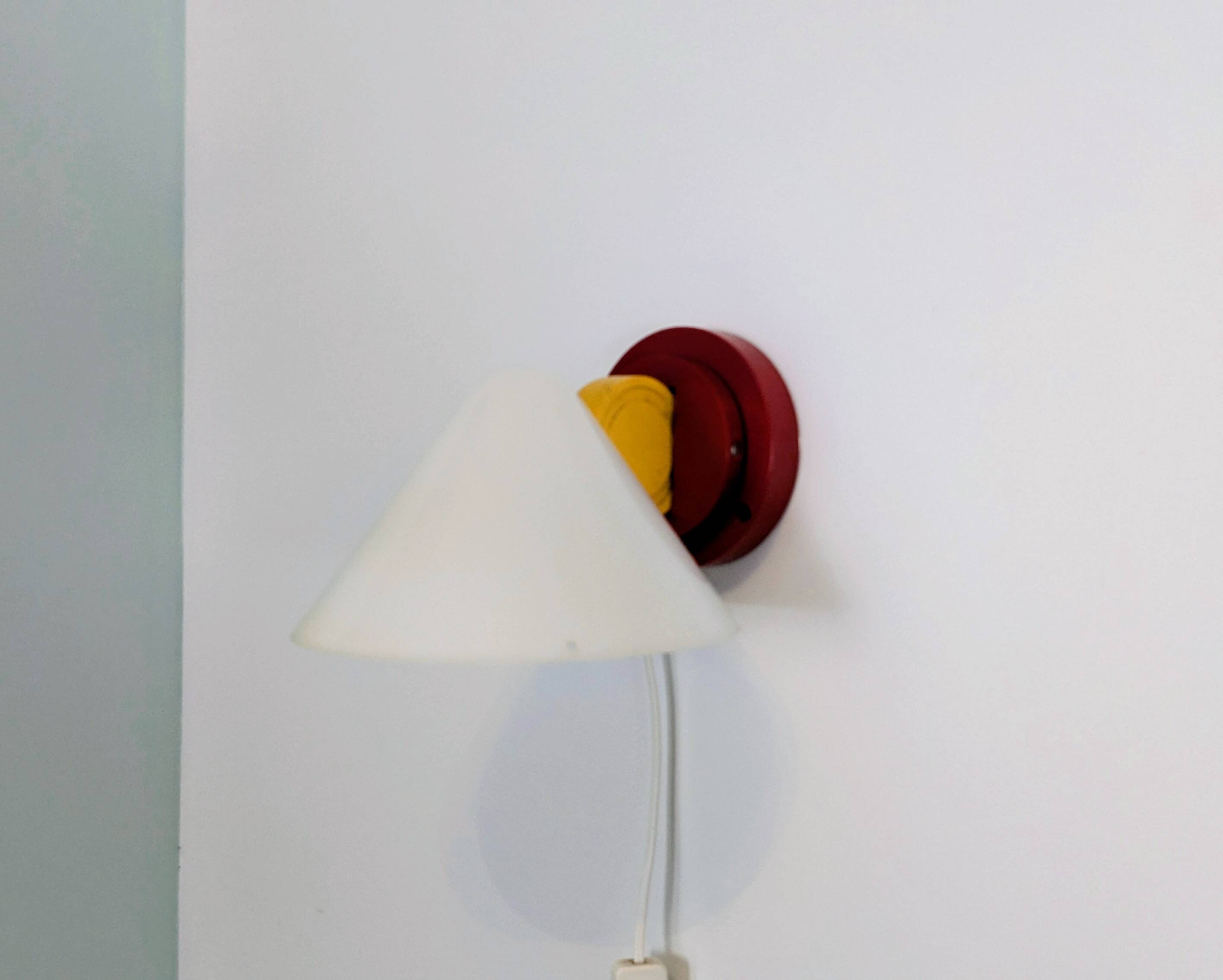 Vintage IKEA Stoja wall lamp – 1980s Memphis design