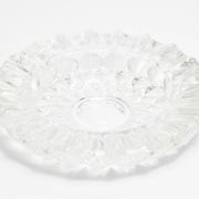 Vintage Mid-Century Crystal Ashtray Bowl, Italy, 1970s