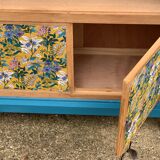 Parisian wardrobe glazed blue Peacock 1940