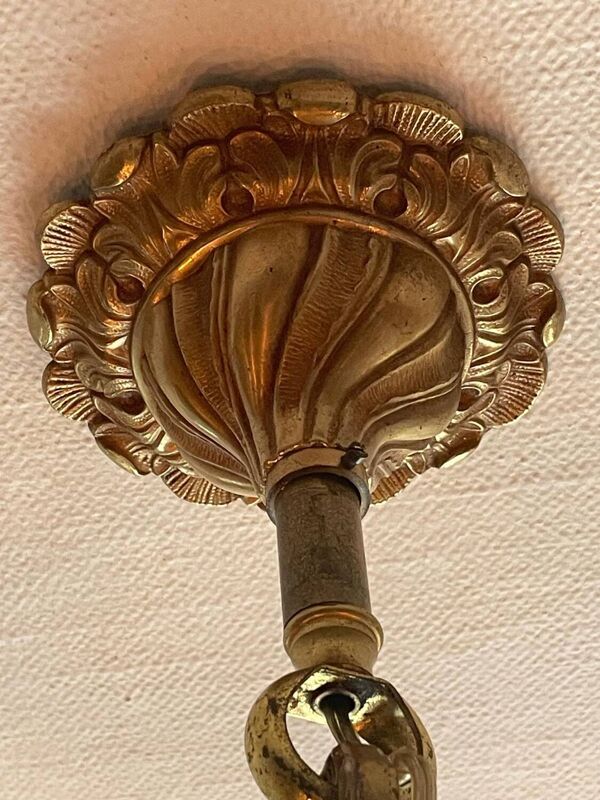 Lustre bronze 8 branches