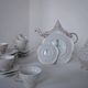Porcelain coffee set "Rose Triton" by Arje Griegst for Royal Copenhagen | 1970s