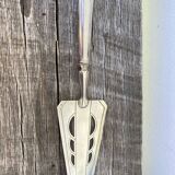 Silver metal art deco pie server