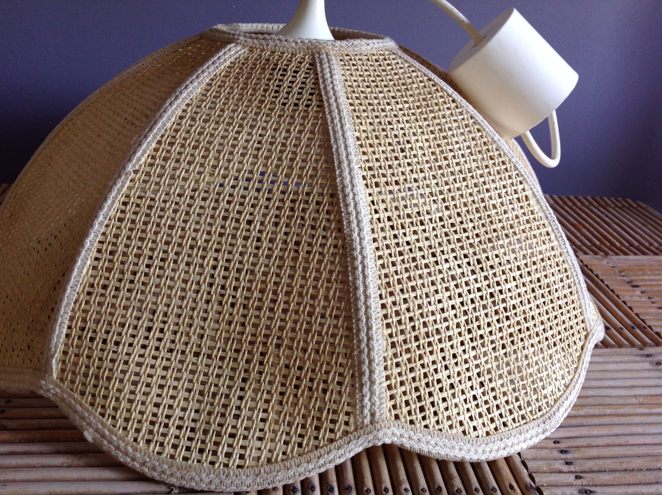 Suspension fleur vintage