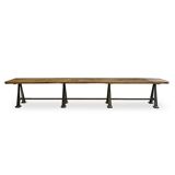 Longue table industrielle de réfectoire